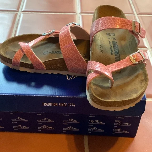 Pink Birkenstock good light used condition - Picture 1 of 4